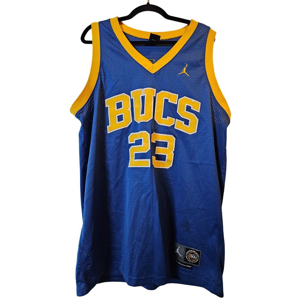 Jordan Brand BUCS #23 Michael Jordan Jersey XL TAG Talented & Gifted Blue